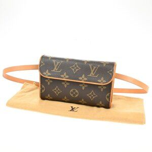 LOUIS VUITTON Pochette Florentine Bum Bag XS Monogram Leather